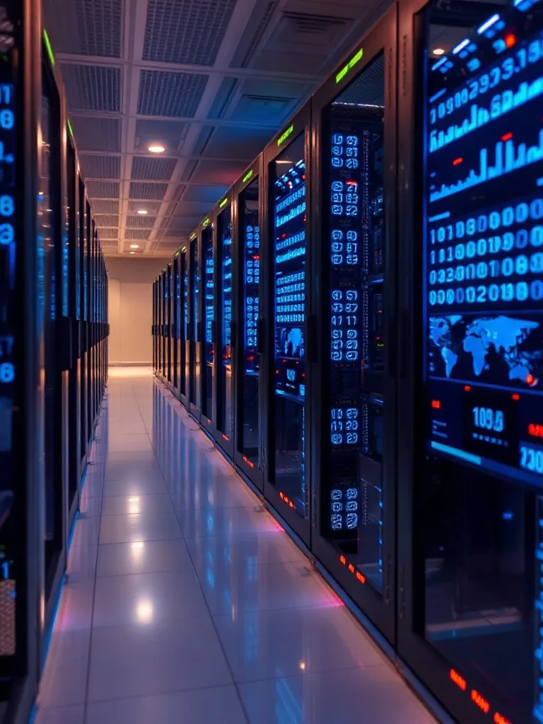 A detailed technical visualization of data benchmarks, serve