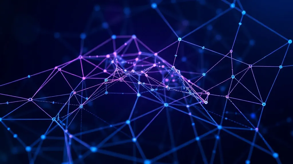 Abstract mathematical visualization of neural network weight
